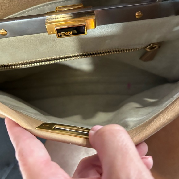 Fendi Peekaboo Medium Handbag with Strap & Dustbag - Picture 12 of 16